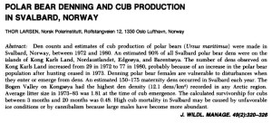 Larsen 1985 abstract