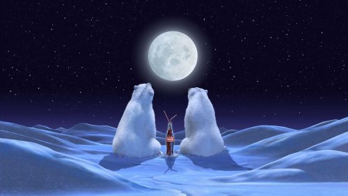 Figure 1. Effective advertising and amusing though it may be, one thing about this image is actually true – during the winter, while the sun does not rise above the horizon, the moon is visible on its usual cycle. Moonlight and northern lights (aurora borealis) are the only sources of natural light except for a few hours of dusk at mid-day. See other images here, here and here.