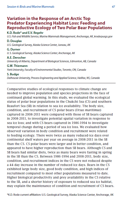 Rode et al 2013 PBs Wakefield Symposium Abstract