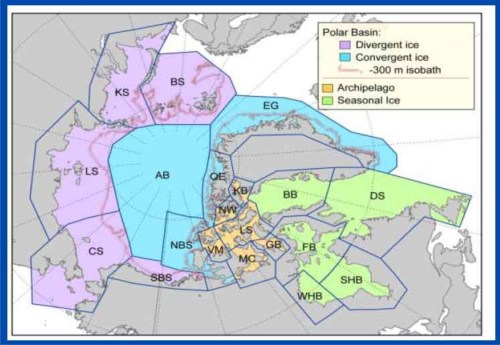 Rode et al 2013_Polar bear regions by ice type