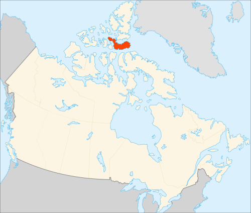  Figure 2. Devon Island, Central Canadian Arctic. Map from Wikipedia.