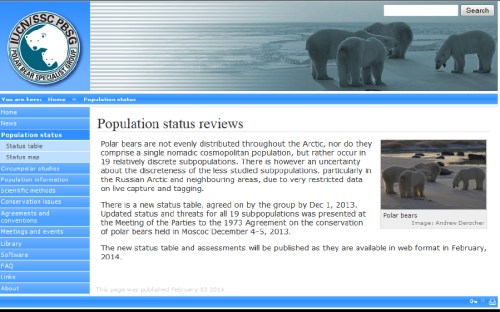 PBSG Population status reviews_Feb 3 2014 notice