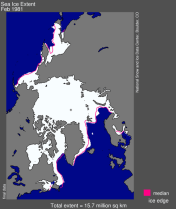 Sea ice extent 1981 February average_NSIDC