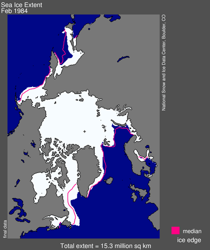 Sea ice extent 1984 February average_NSIDC