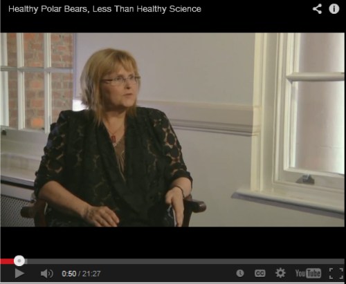 Healthy Polar Bears Less Than Healthy Science GWPF interview screencap June 11 2014