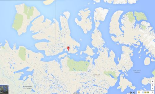 Figure 1. Cambridge Bay, courtesy Google maps.