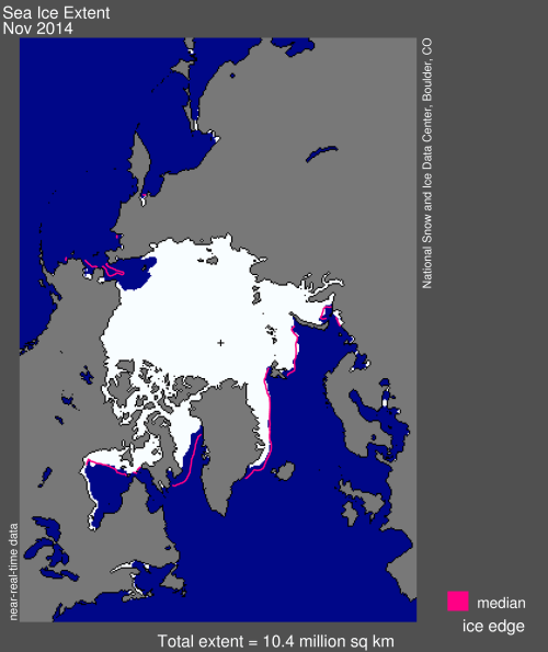 Sea ice extent 2014 Nov average_NSIDC Dec 2_lg