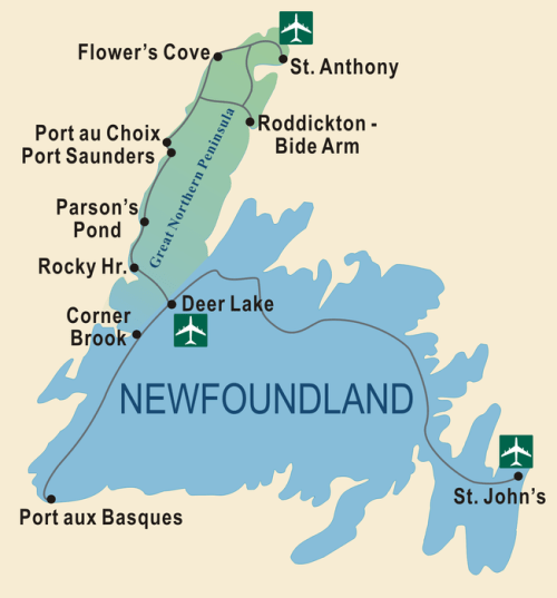 Figure 5. Communities of Newfoundland.