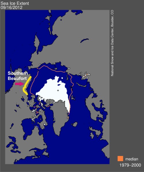 Sea ice extent 2012 Southern Beaufort_PolarBearScience