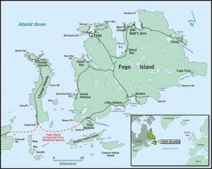 Fogo, Fogo Island, Newfoundland. From the town website. 
