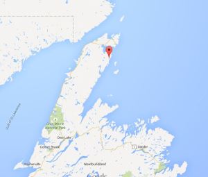 Croque_newfoundland_PB sighting location May 7 2015