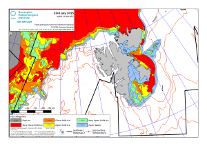 Svalbard ice extent 2015 July 23_NIS
