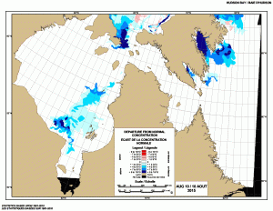 Hudson Bay regional departure from normal_2015 Aug 10_CIS