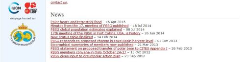 PBSG News at 21 Dec 2015