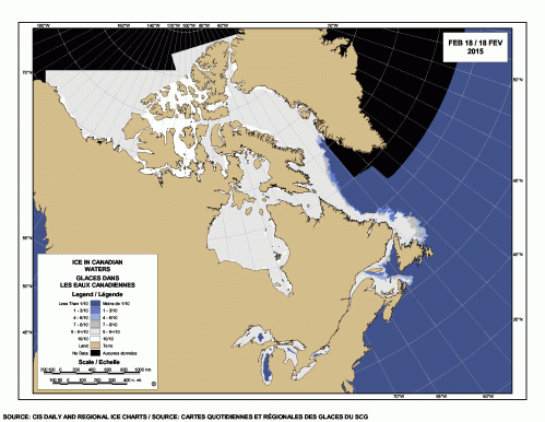 Sea ice Canada 2015 Feb 18_CIS