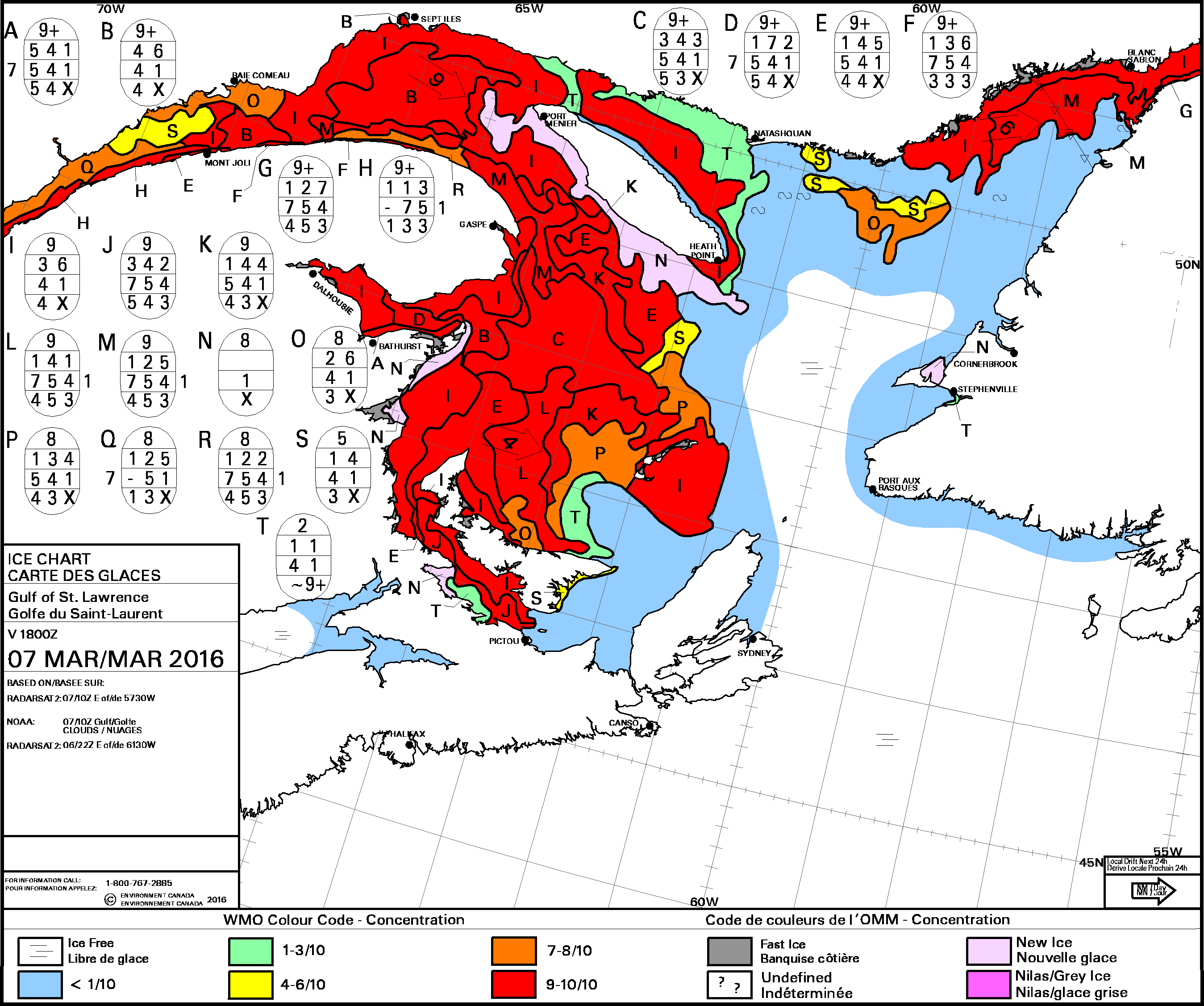 Gulf St Lawrence ice conc 7 March 2016_CIS