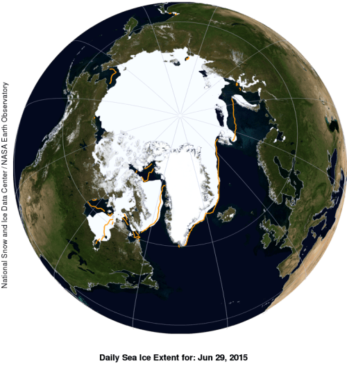 Sea ice extent 2015 June 29_label WUWT