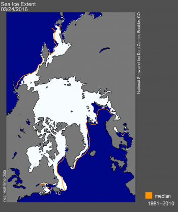 Sea ice extent 2016 March 24 NSIDC_max 14_52mkm2 sm