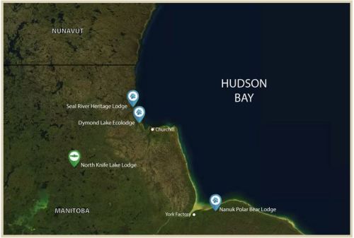 Seal River Lodge location