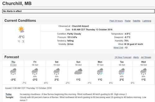 churchill-weather-forecast-for-13-oct-2016-ec