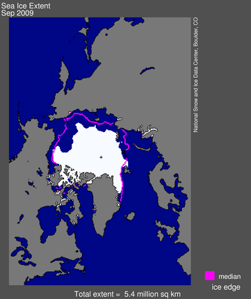 Sea ice extent_Sept average 2009_NSIDC low res