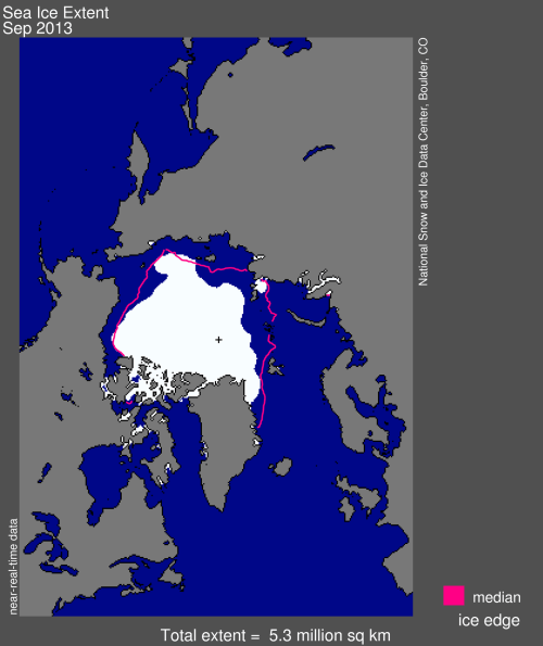 Sea ice extent_Sept average 2013_NSIDC