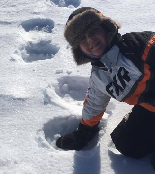 Great Brehat footprints_Early March 2017 cruz-randell_Amy Randell submitted to CBC