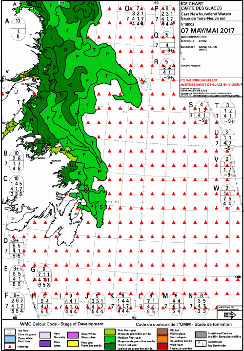 East Newfoundland 2017 Stage of development daily_May 7