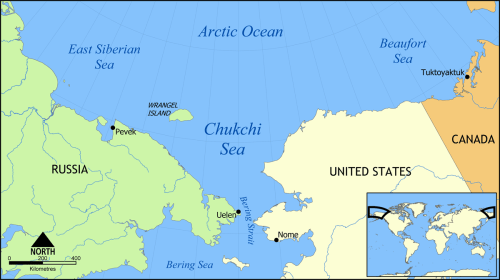 Chukchi_Sea_map Wrangel Island