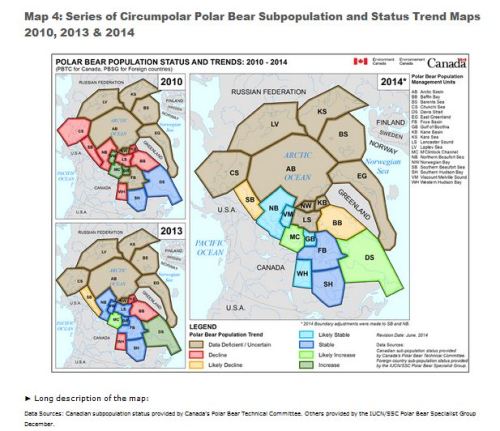 EC_PolarBearStatus_and Trends_2010-2014 MapsCanada_Oct 26 2014