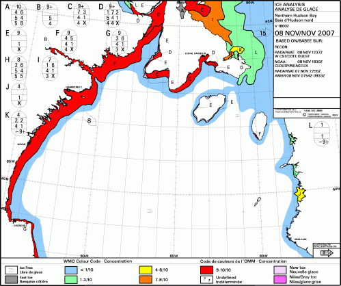 Hudson Bay North 2007 concentration Nov 8