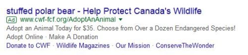 Canadian Wildlife Federation_Google ad_7 Jan 2018