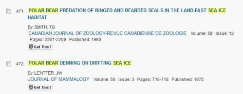 Smith and Lentfer 1980 and 1975 Web of Science last two entries