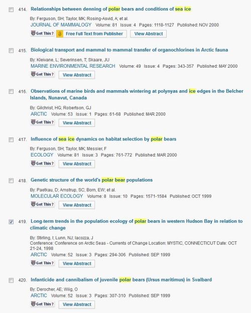 Stirling Lunn Iacozza 1999 and surrounds_Web of Science marked