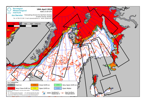Barents Sea ice 2018 April 18 NIS