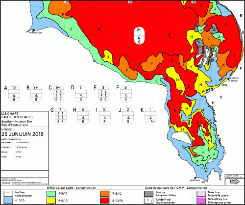 Hudson Bay South daily concentration 2018 June 25