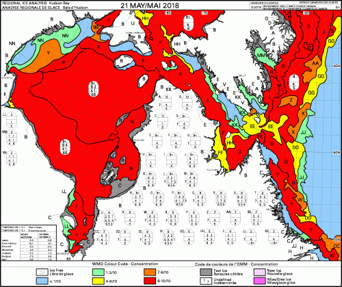 Hudson Bay weekly concentration 2018 May 21