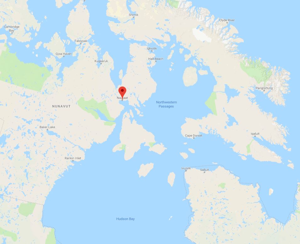Naujaat location_Foxe Basin_Google maps