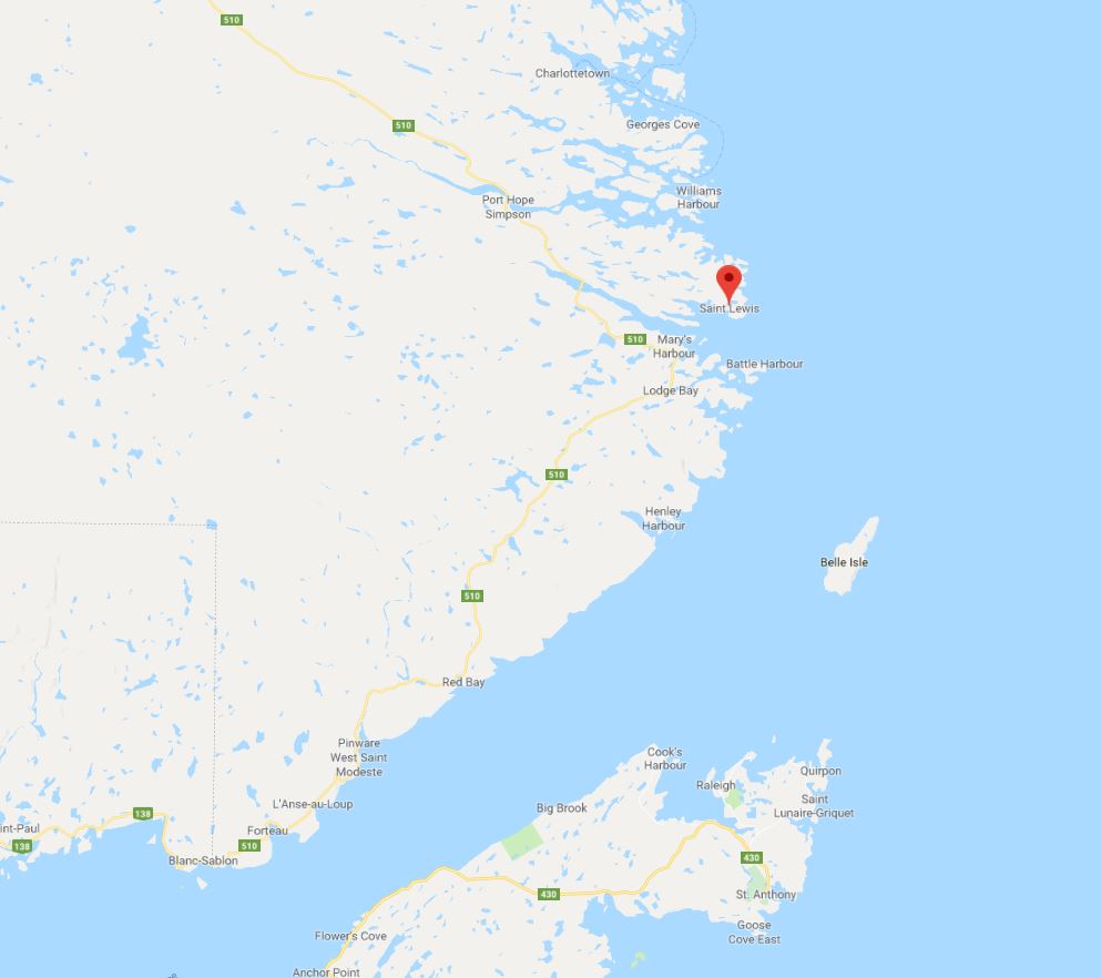St Lewis and Charlottetown Labrador PB sighting and reaction 28 Feb 2019