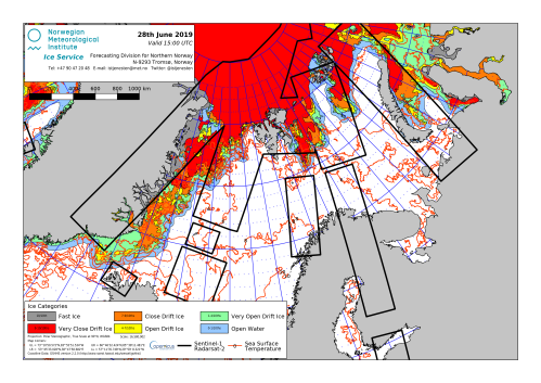 Barents Sea ice extent 2019 June 28_NIS