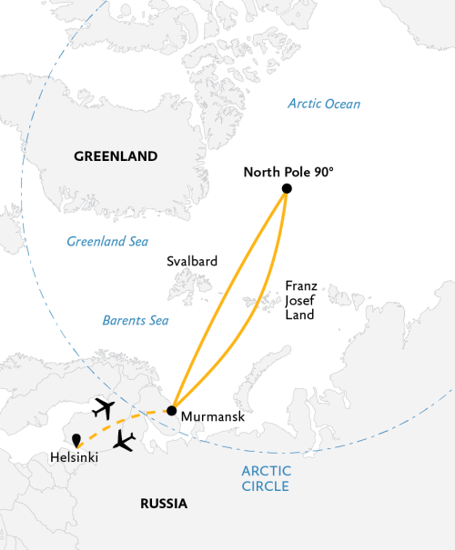 Murmansk to the North Pole via 50 years of victory Quark Expeditions