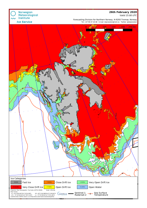 Svalbard ice extent 2020 Feb 26_NIS