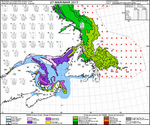 East Coast 2017 Stage of development Weekly_March 27