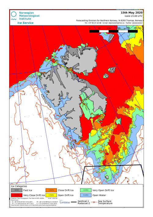 Svalbard ice extent 2020 May 15_NIS