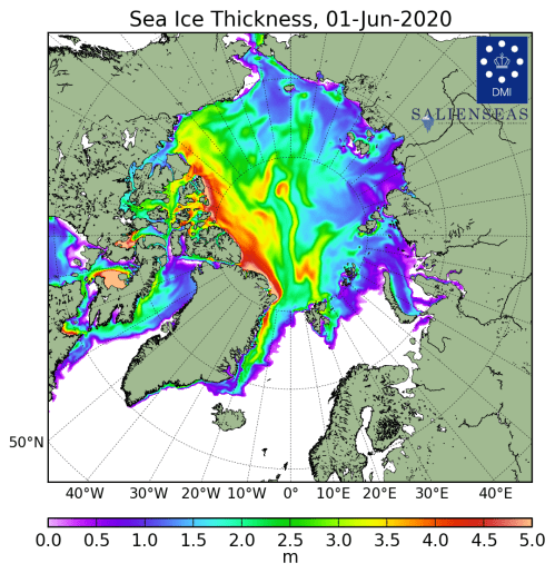 Sea ice thickness_DMI_2020_06_01_lg